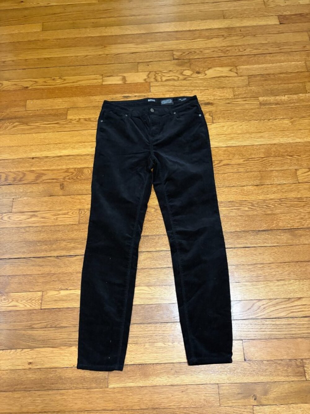 Buffalo David Bitton Women's Icon Skinny Corduroy Pants Size 10 10/30 Black